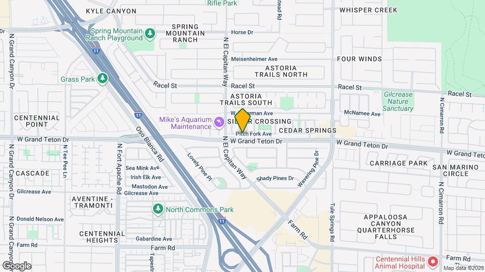 8725 Pitch Fork Ave Map and Location Details