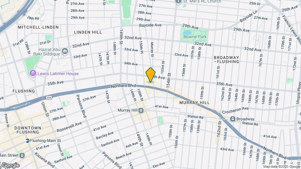 150-51 Northern Blvd Map and Location Details