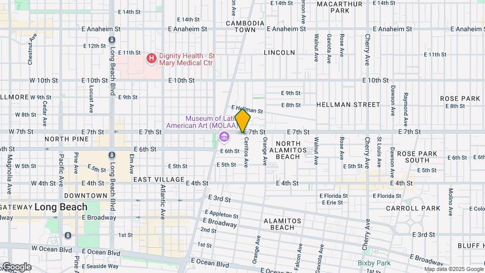 1084 E 7th St Map and Location Details