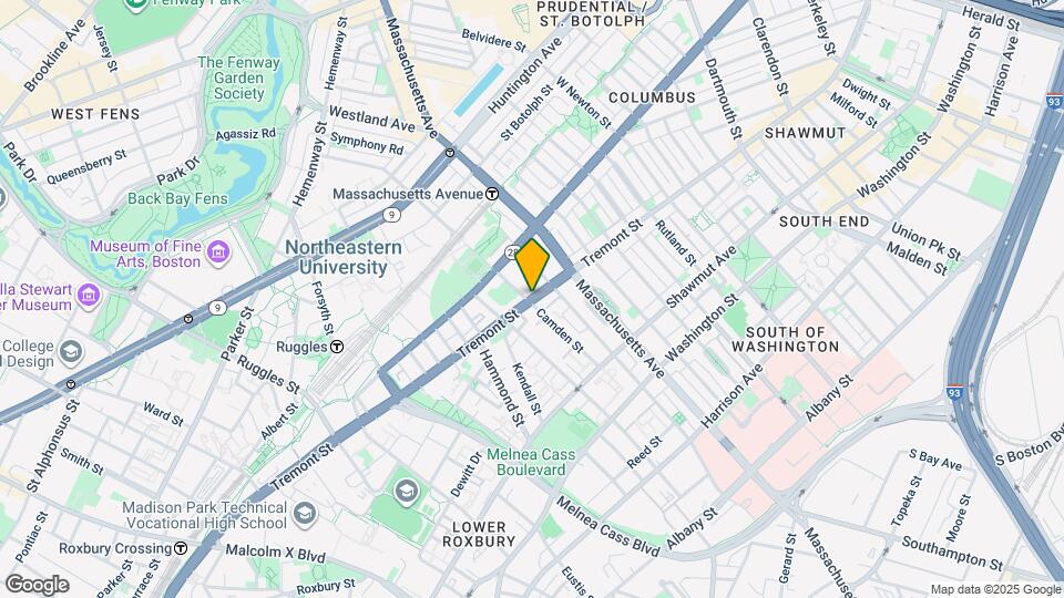 793 Tremont St Map and Location Details