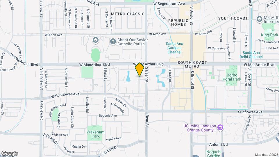 3660 S Bear St Map and Location Details