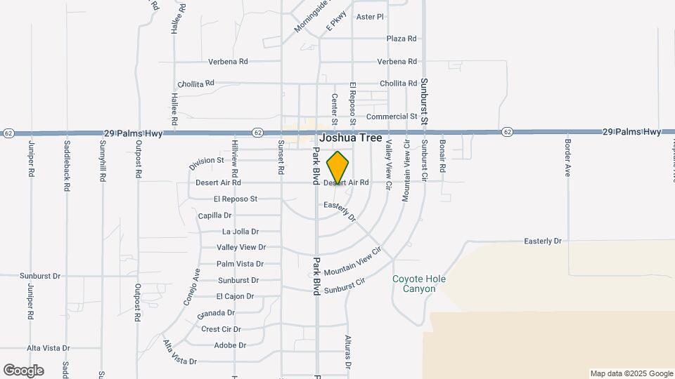 61859 Desert Air Rd Map and Location Details