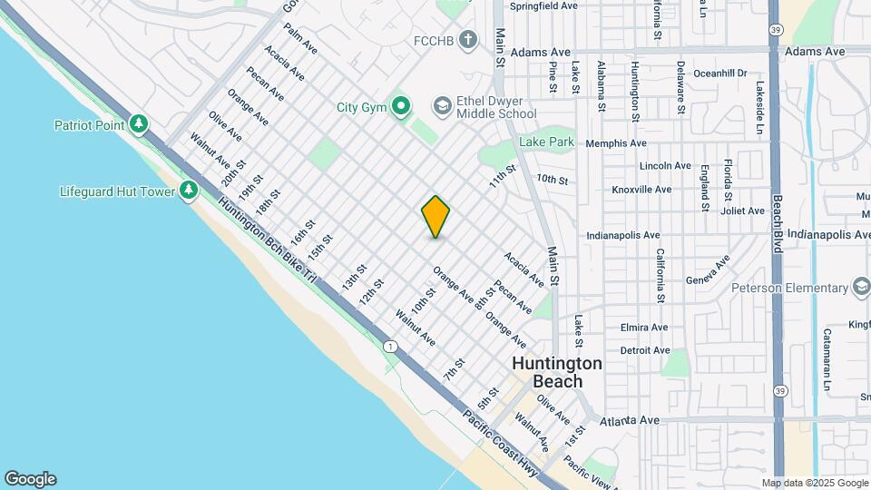419 11th St-Unit -B Map and Location Details