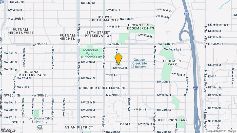 841 NW 33rd St, Unit A Map and Location Details