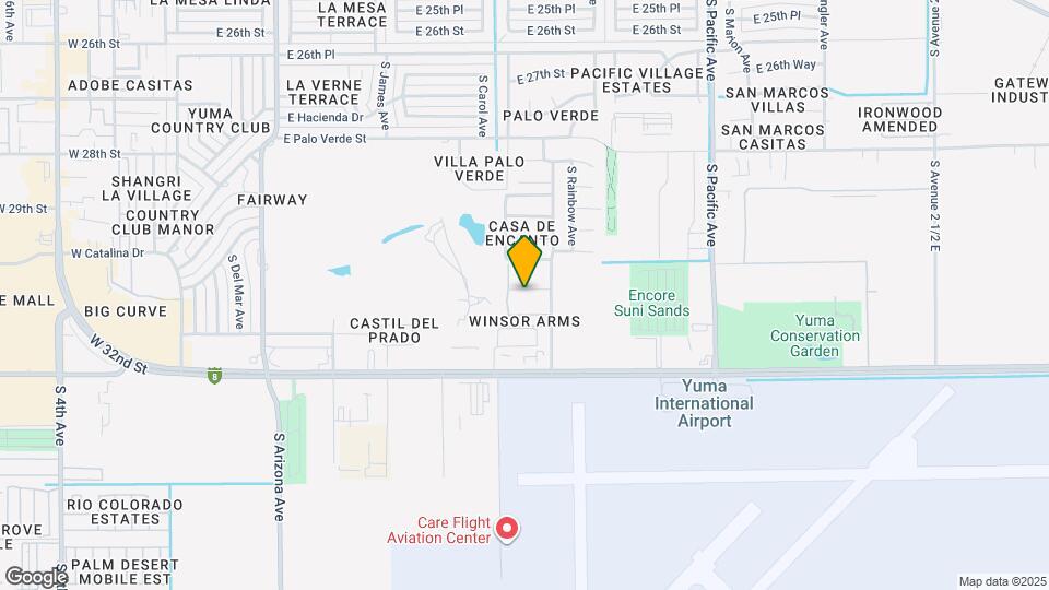 1465 E Laguna Pl Map and Location Details