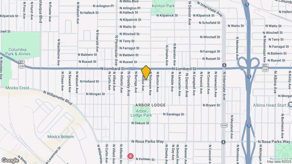 7224 N Wilbur Ave Mapa y Detalles de la Ubicación
