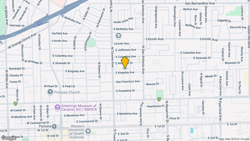 677 E Kingsley Ave Map and Location Details