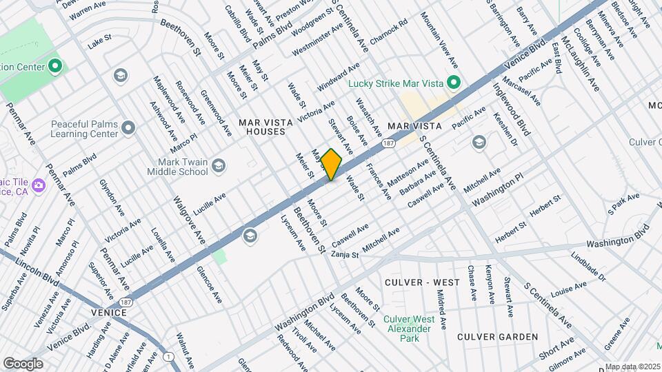 12736 Venice Blvd Map and Location Details
