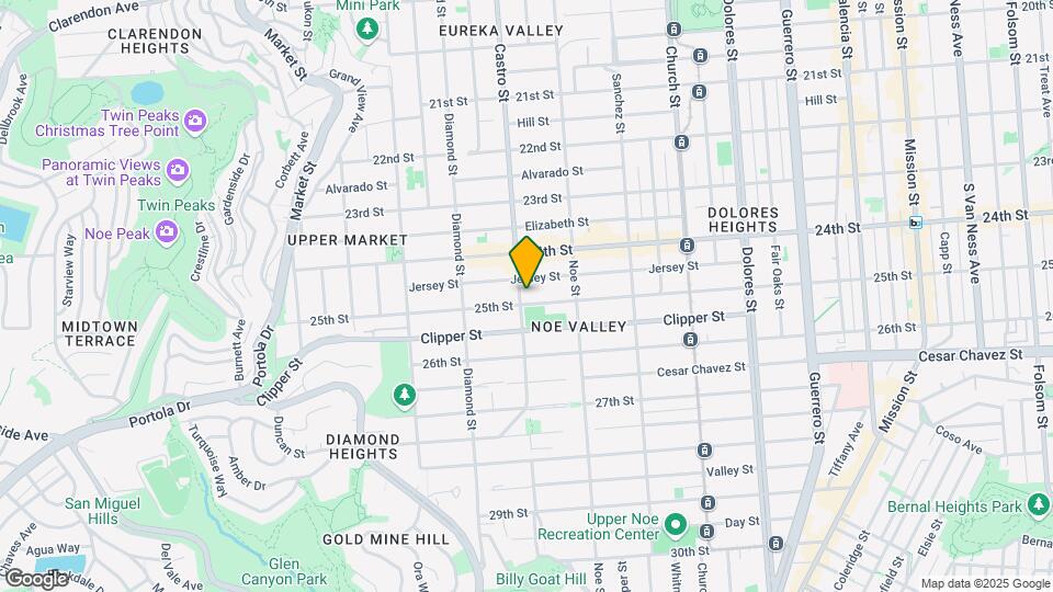 1435-1451 Castro St Map and Location Details