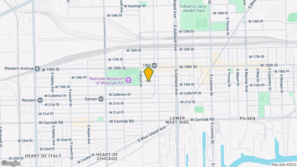 1734 W 19th St Map and Location Details