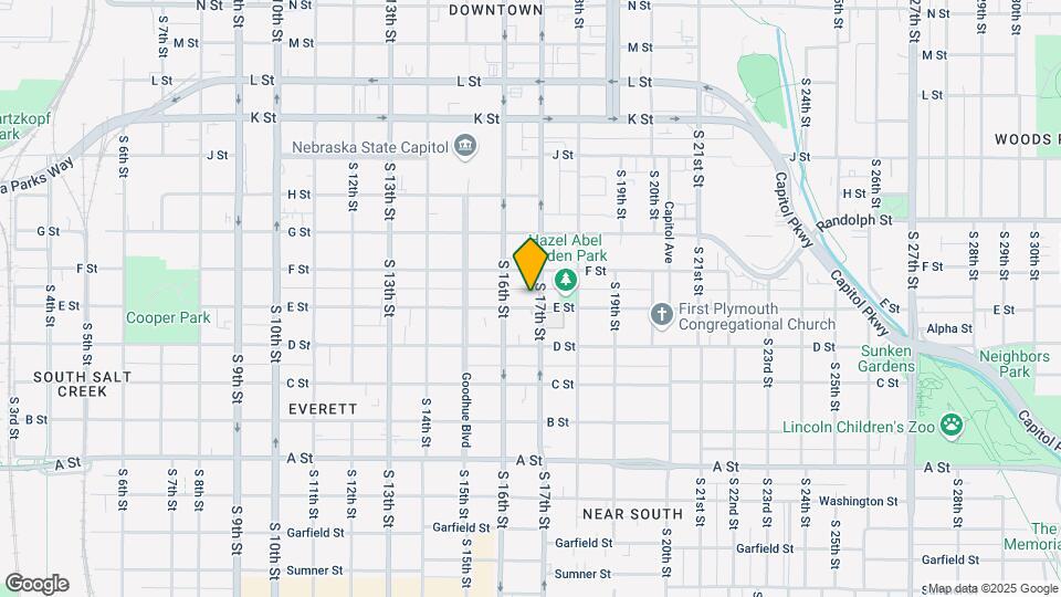1640 E St Map and Location Details