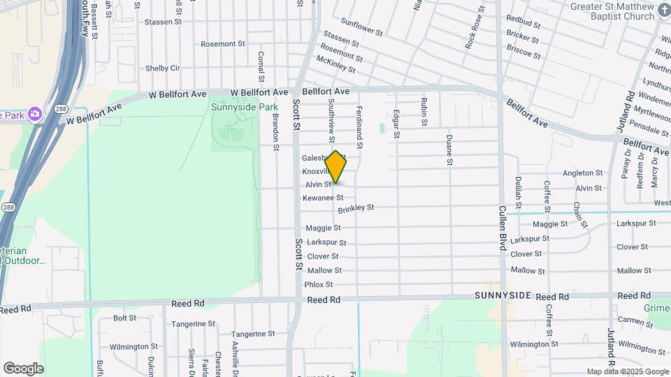 4202 Alvin St Mapa y Detalles de la Ubicación