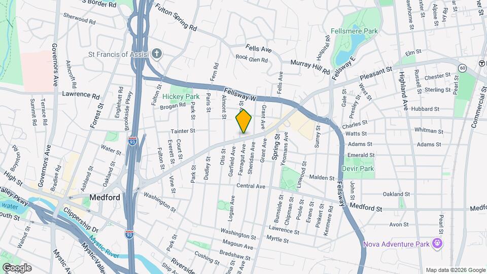 382 Salem St Map and Location Details