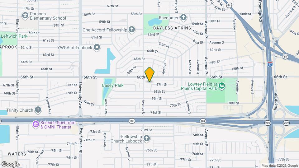 6702 Temple Ave Map and Location Details