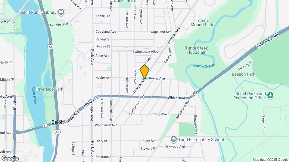 1271 Prairie Ave, Unit 1271 Map and Location Details