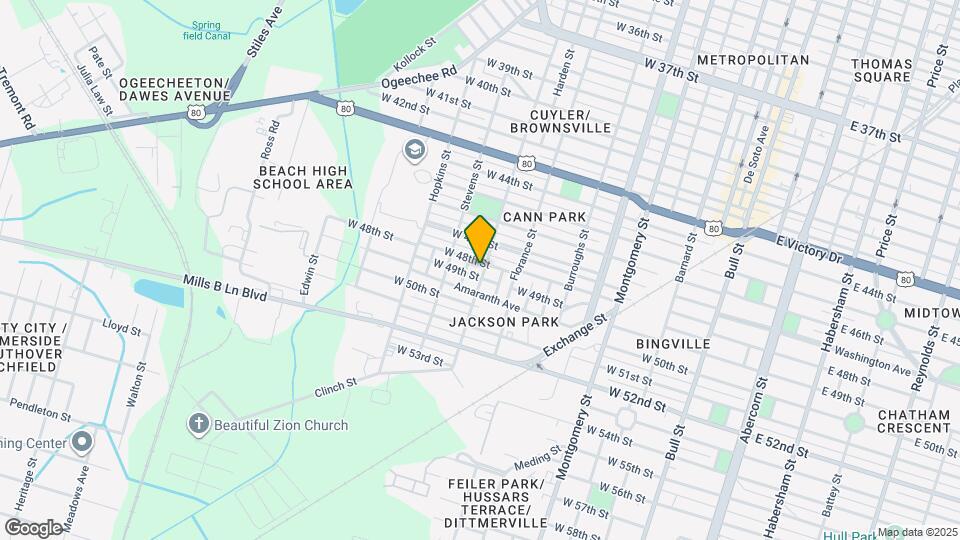 3205 Bulloch St Map and Location Details