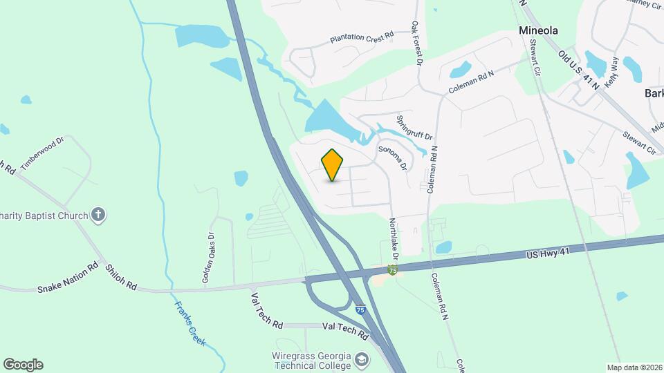 4421 Summer Hill Pl Map and Location Details