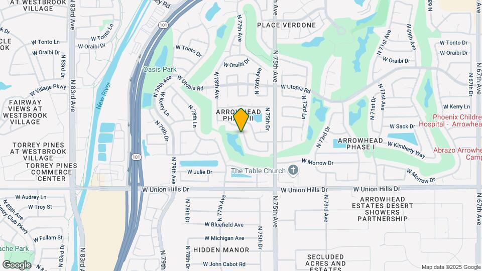 18882 N 77th Ave Mapa y Detalles de la Ubicación