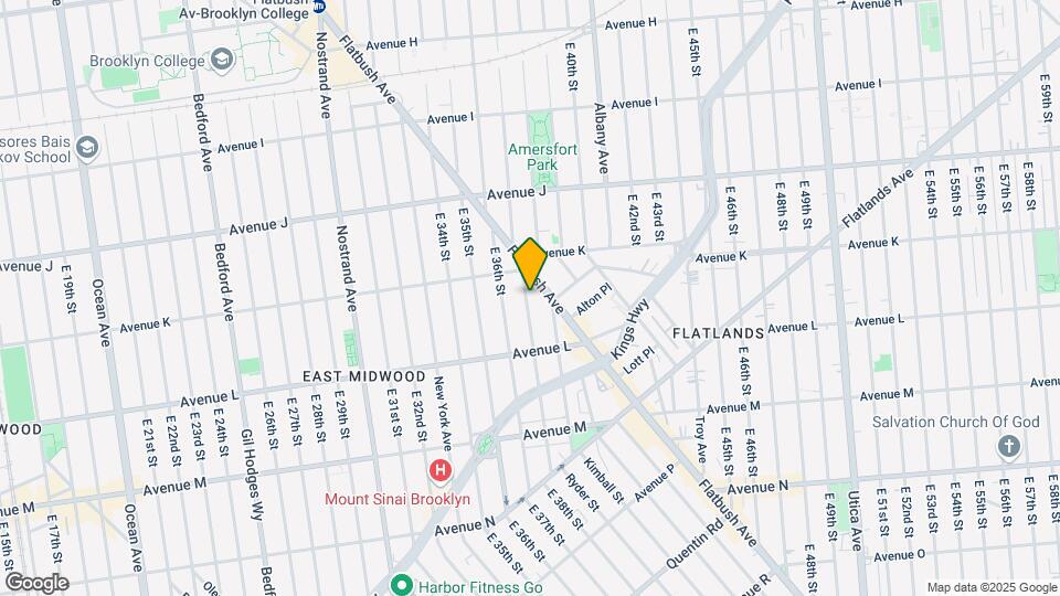 1297 E 37th St Map and Location Details