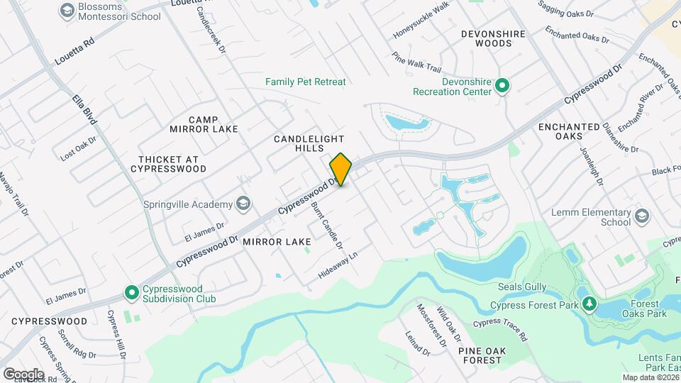 3223 Candlepine Dr Map and Location Details