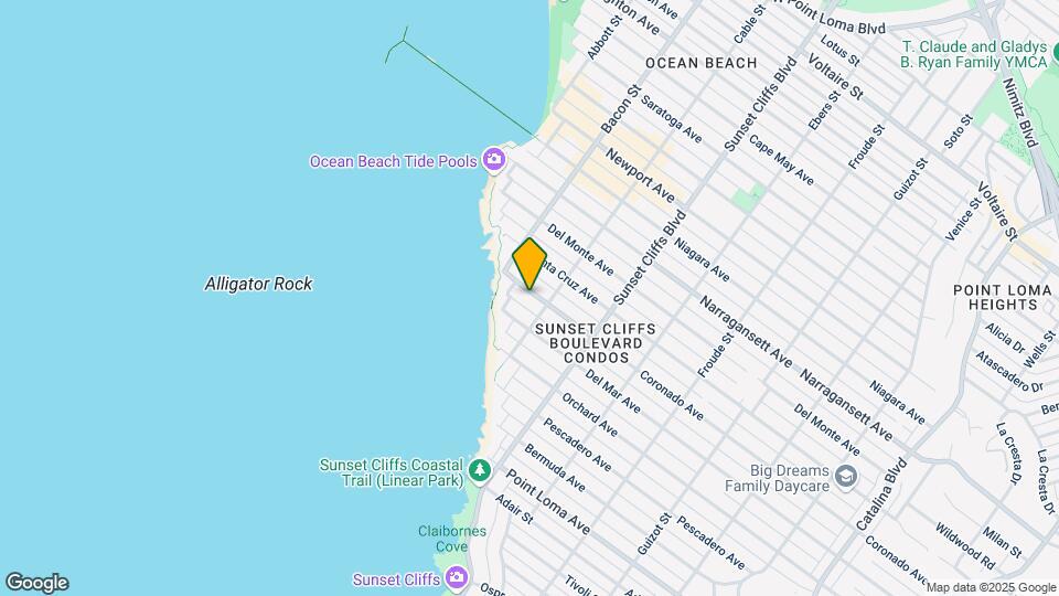 Ocean Beach 6-Plex Map and Location Details