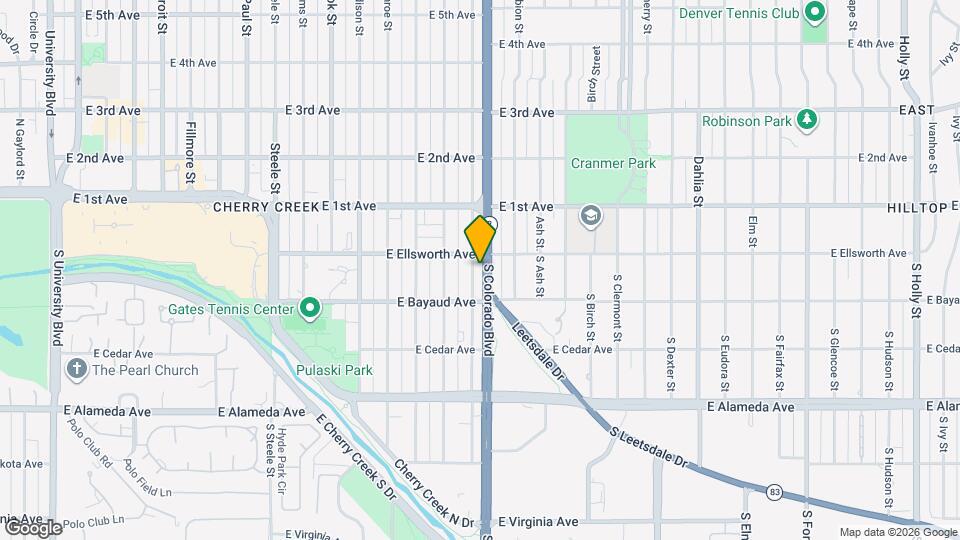 33 S Colorado Blvd Map and Location Details