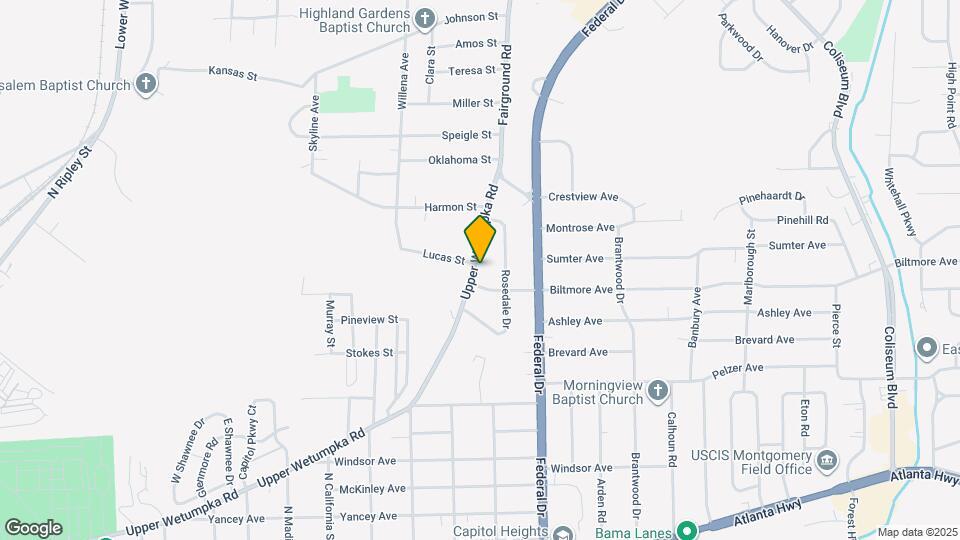 2312 Upper Wetumpka Rd Map and Location Details