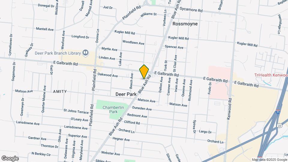4329 Oakwood Ave Map and Location Details