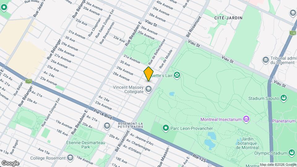 6050 29E Av Map and Location Details