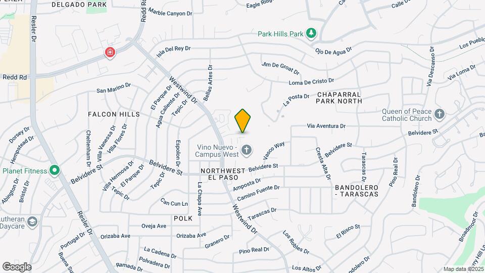 6735 Boulder Canyon Ln Map and Location Details