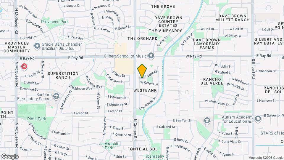 758 W Oxford Ln Map and Location Details