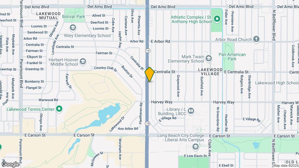 4406 N Lakewood Blvd Map and Location Details