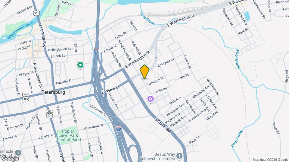 129 S Old Church St Map and Location Details