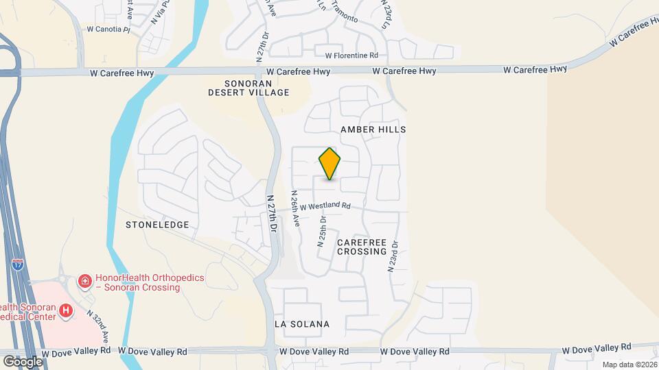 2516 W Preserve Way Map and Location Details