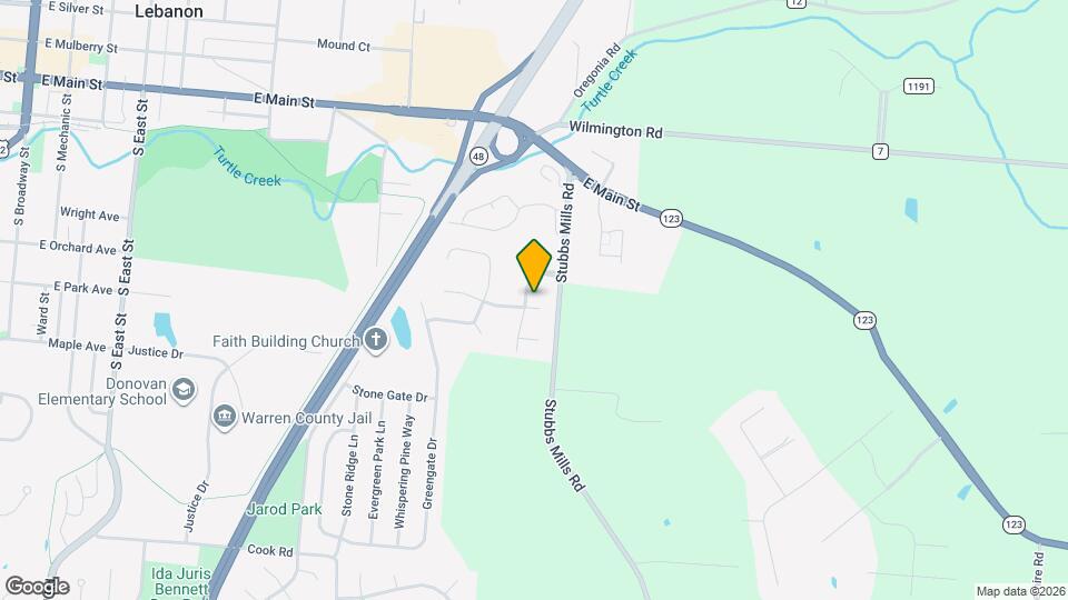 560 Little Creek Dr Map and Location Details