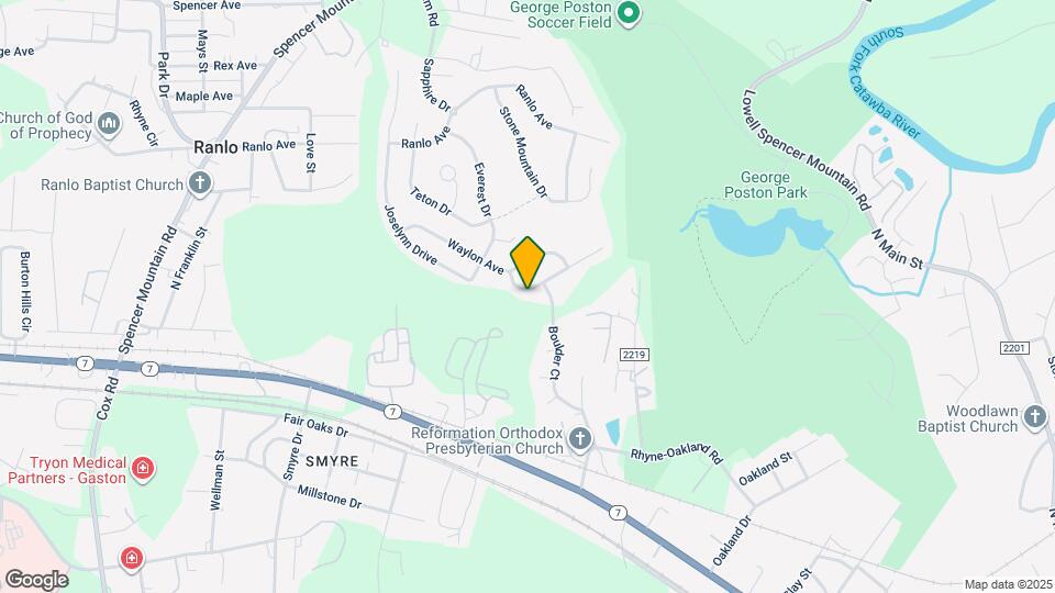 1624 Allegheny Dr Mapa y Detalles de la Ubicación