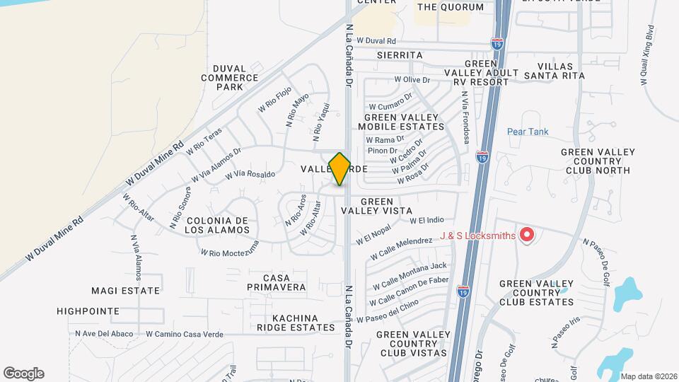 1522 N Paseo La Tinaja, Unit Green Valley Oasis Map and Location Details