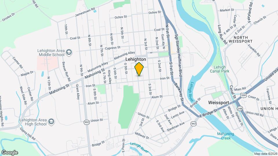 193 S 4th St Map and Location Details