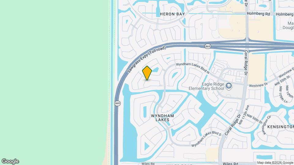 5385 NW 124th Way Map and Location Details