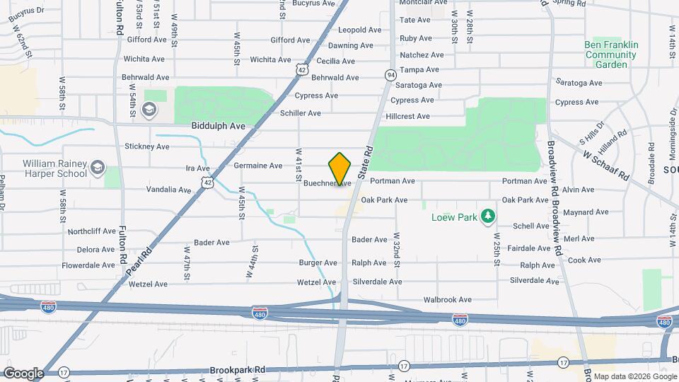 3611 Buechner Ave Map and Location Details