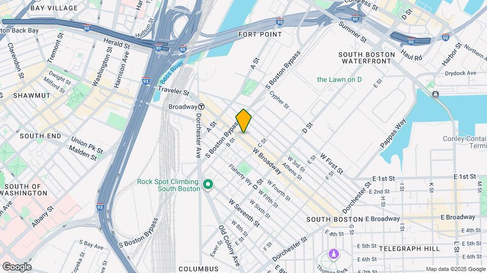 150 W Broadway Map and Location Details