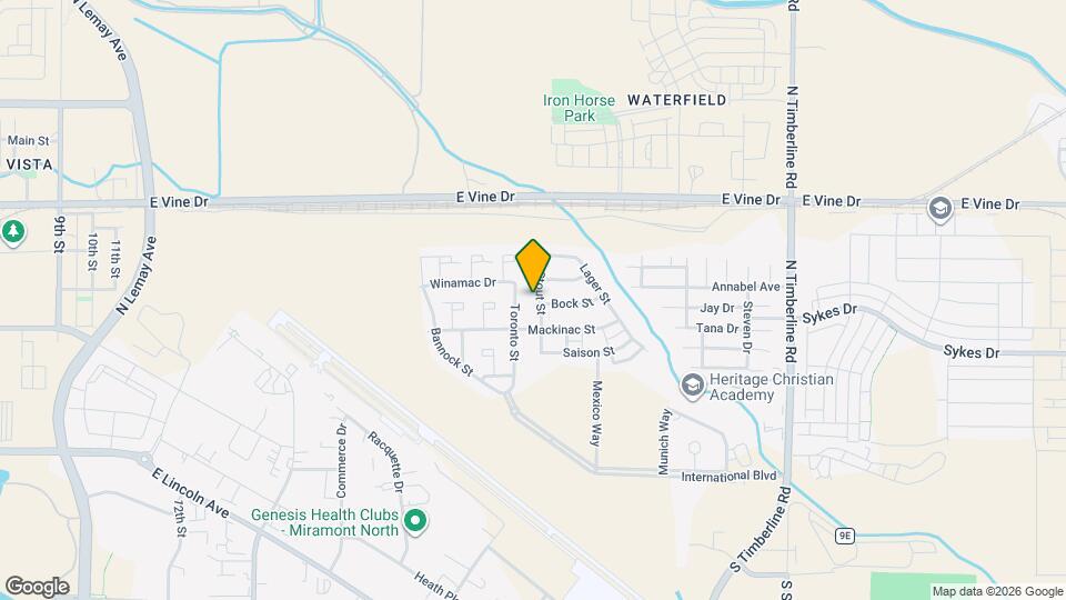 433 Stout St Map and Location Details