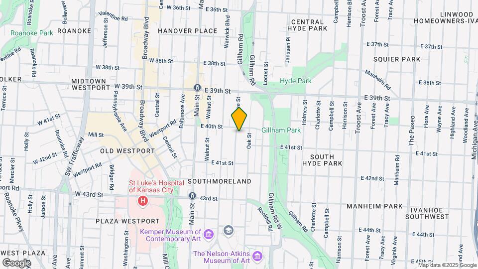 4011 Mcgee St Map and Location Details