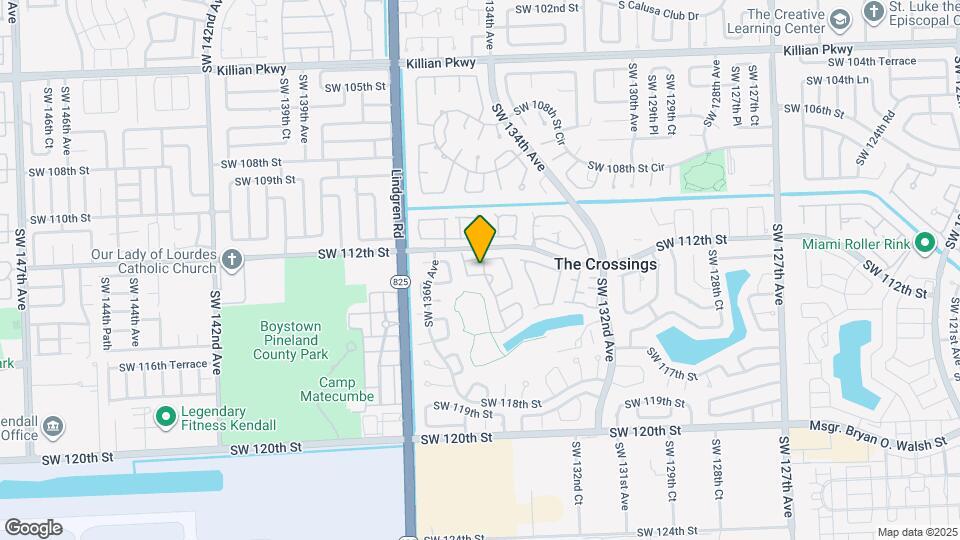 13401 SW 113th Terrace Map and Location Details