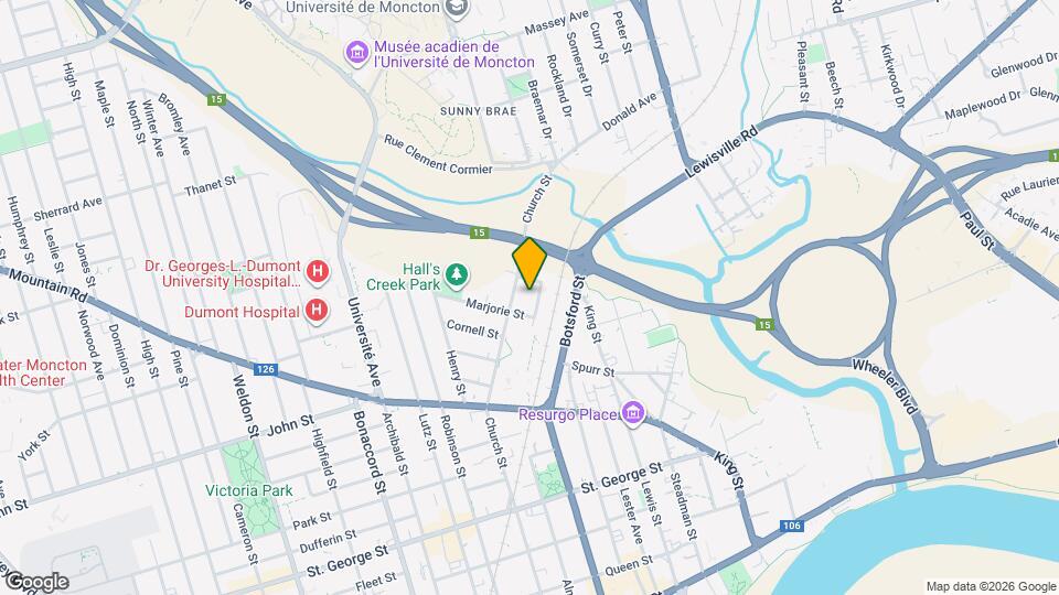 14 Halls St Map and Location Details