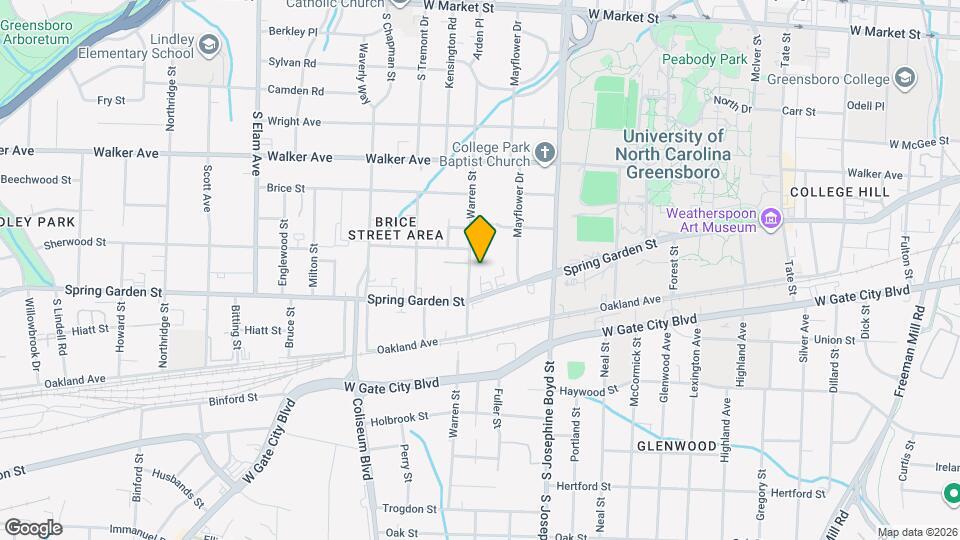 1624 Spring Garden St Map and Location Details