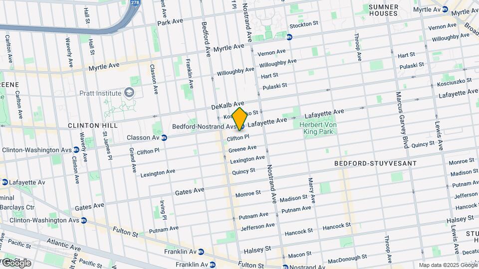251 Clifton Pl Map and Location Details
