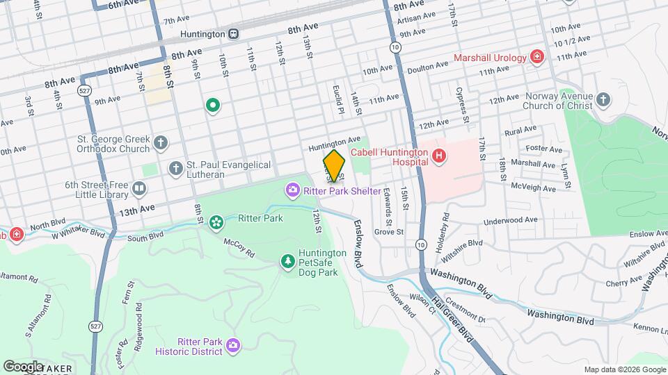 1364 Neel St Mapa y Detalles de la Ubicación