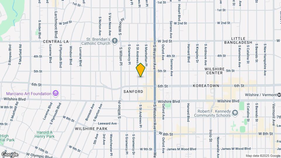 526 S St Andrews Pl Map and Location Details