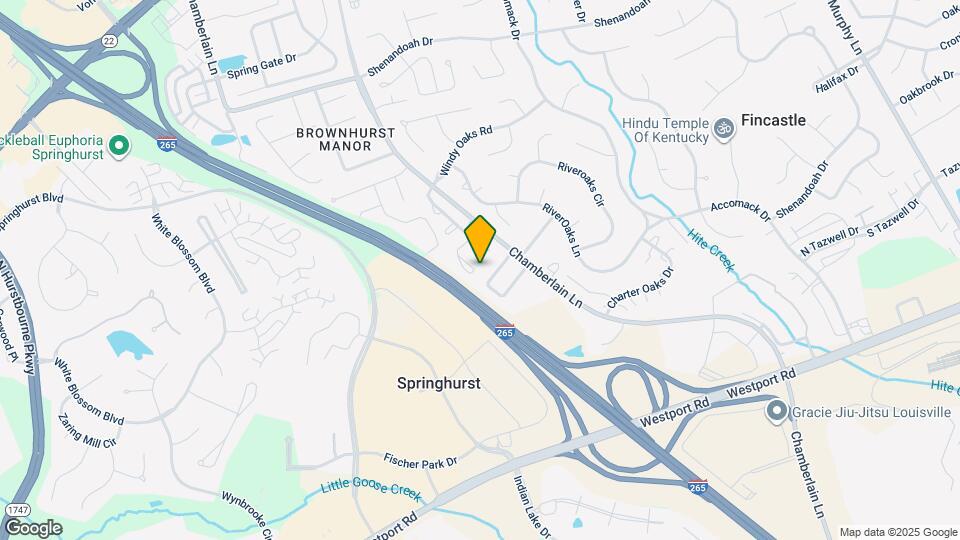 10502 Bay Pointe Ct Map and Location Details